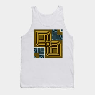 modern gold and black contemporary design Tank Top